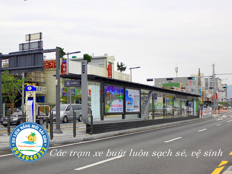 Trạm xe buyt công cộng tại Seoul