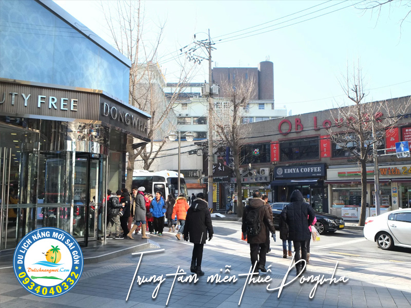 Mua sắm miễn thuế tại Seoul