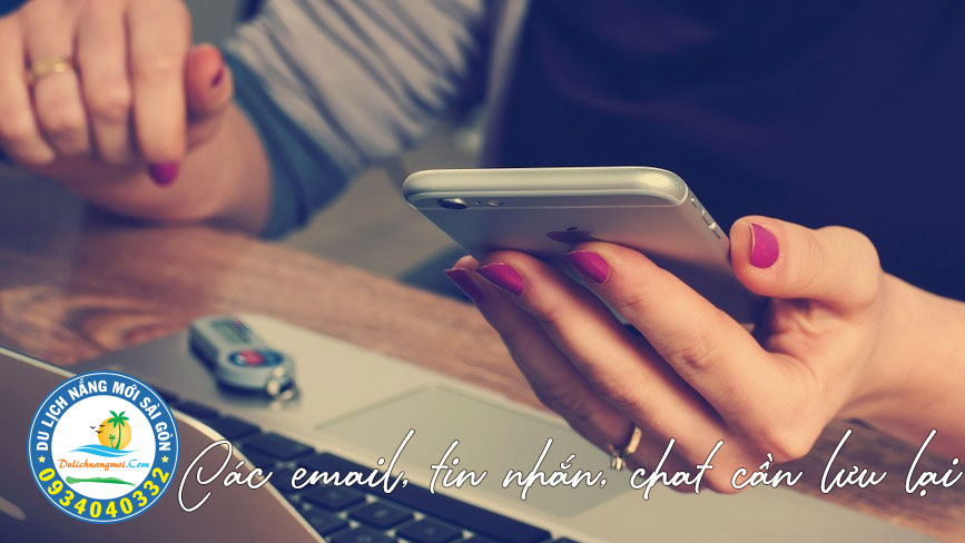 Những bằng chứng email, chat, facebook cần được lưu lại